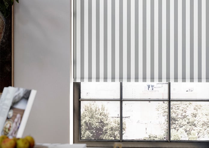 Dartmouth Stripe (Blackout), Pier Grey - Roller Blind - Image 5